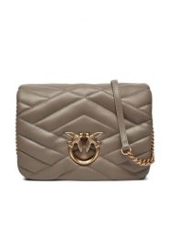 Pinko Torebka Love Click Puff Classic PE 24 PLTT 101585 A1ET Beżowy. Brązowe listonoszki Pinko, bez wzorów, ze skóry, bez dodatków. Za 2,389.00 zł.