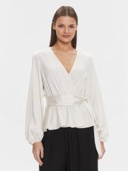 Guess Bluzka Juley W4RH68 WEFC2 Biały Regular Fit. Białe bluzki Guess, s, z aplikacjami, z syntetyku, bez kołnierzyka, bez ramiączek. Za 239.99 zł.