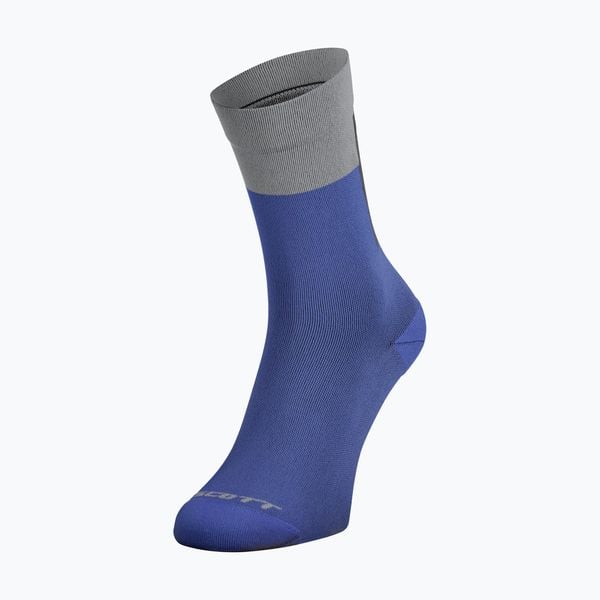 Skarpety SCOTT Block Stripe Crew. Niebieskie skarpety Scott, bez wzorów, z elastanu. Za 52.99 zł.