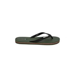 Japonki plażowe Gorilla Wear Kokomo Flip-Flops. Zielone klapki GORILLA WEAR, bez wzorów, prążkowane, bez obcasa. Za 99.40 zł.