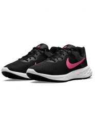 Nike Sportswear Buty "Revolution 6" w kolorze czarno-różowym do biegania rozmiar: 38. Czarne obuwie sportowe Nike Sportswear, bez zapięcia, do biegania. Za 210.81 zł.