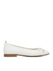 Lasocki Baleriny CEO-RST-ROMI-04 Biały. Białe baleriny Lasocki, bez wzorów, ze skóry, bez obcasa. Za 169.99 zł.
