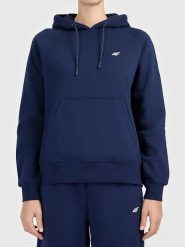 4F Bluza w kolorze granatowym rozmiar: M. Niebieskie bluzy 4f, m, bez wzorów, z kapturem. Za 109.99 zł.