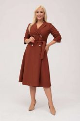 Elegancka żakietowa sukienka Marietta w odcieniach brązu XXL OVERSIZE JESIEŃ. Żółte sukienki Moda Size Plus Iwanek, do pracy, na jesień, l, bez wzorów, z elastanu, biznesowe, bez kołnierzyka, bez ramiączek, mini, oversize. W wyprzedaży za 260.00 zł.
