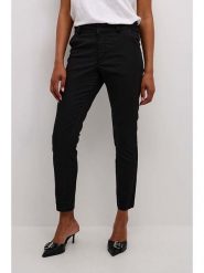 Kaffe Spodnie chino w kolorze czarnym rozmiar: 38. Czarne spodnie materiałowe Kaffe, bez wzorów, z podwyższonym stanem. Za 164.95 zł.