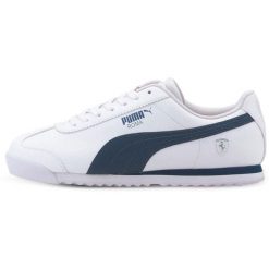 Adidasy Puma Ferrari Style Roma, Dla obu płci. Białe obuwie sportowe Puma, ze skóry ekologicznej, bez zapięcia. W wyprzedaży za 390.00 zł.