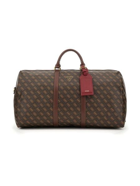 Guess Torba podróżna w kolorze brązowym - 35 x 26 x 22 cm rozmiar: onesize. Brązowe torby na ramię Guess, z aplikacjami, z materiału, przez ramię, bez dodatków. Za 565.99 zł.