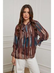 L'armoire de Suzette Bluzka w kolorze brązowym rozmiar: 34/36. Brązowe bluzki L'armoire de Suzette, l, bez wzorów, klasyczne, bez kołnierzyka, bez ramiączek. Za 78.99 zł.