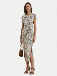 LAUREN RALPH LAUREN Sukienka codzienna 250964087001 Kolorowy Slim Fit. Sukienki Lauren Ralph Lauren, na co dzień, m, bez wzorów, z bawełny, bez kołnierzyka, bez ramiączek, proste. Za 679.99 zł.