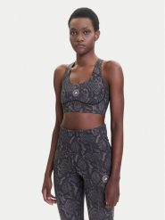 Adidas by Stella McCartney Biustonosz sportowy Power Impact JW4542 Brązowy Slim Fit. Brązowe koszulki sportowe adidas by Stella McCartney, bez wzorów, z syntetyku, bez ramiączek, na fitness i siłownię. Za 439.99 zł.