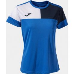 Damska koszulka Joma z krótkim rękawem Royal-Navy XS. Czarne koszulki sportowe Joma, bez wzorów, bez ramiączek, do piłki nożnej. Za 153.99 zł.