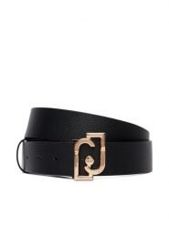 Liu Jo Pasek AA6235 E1012 Czarny. Czarne paski Liu Jo, bez wzorów, ze skóry. Za 259.99 zł.