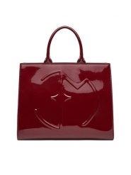 Eva Minge Torebka EO-ALICE-LDA8226-1 Bordowy. Czerwone torebki klasyczne Eva Minge, bez wzorów, z materiału, bez dodatków. Za 399.99 zł.