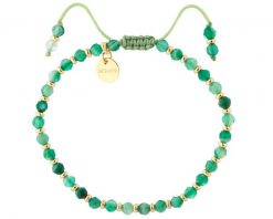 Bransoletka z mosiądzu pozłacana z agatami. Bransoletki Artelioni, pozłacane. Za 119.00 zł.