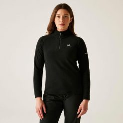 Bluza turystyczna damska Freeform II. Brązowe bluzy Dare 2b, bez wzorów, z polaru, bez kaptura. W wyprzedaży za 79.99 zł.