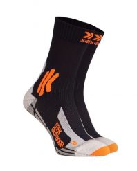 Skarpety trekkingowe X-Socks Trek Outdoor 4.0. Brązowe skarpety X Socks, bez wzorów, z materiału. Za 126.85 zł.