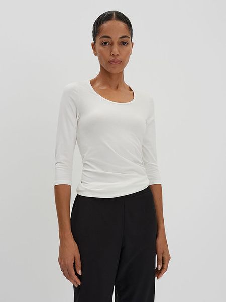 Someday Koszulka w kolorze białym rozmiar: 38. Białe bluzki someday., bez wzorów, z bawełny, bez kołnierzyka, bez ramiączek. Za 78.10 zł.