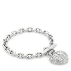 Bransoletka Guess. Szare bransoletki Guess, srebrne. Za 349.99 zł.