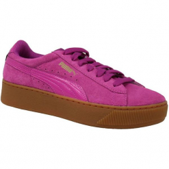 Puma Vikky Platform 363287-04 38 Różowe. Czerwone obuwie sportowe Puma, ze skóry, bez zapięcia, Puma Vikky. W wyprzedaży za 229.99 zł.