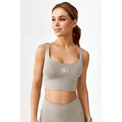Stanik top sportowy treningowy szybkoschnący Rough Radical Sports Bra Hamptons. Szare bielizna sportowa ROUGH RADICAL, m, bez wzorów. W wyprzedaży za 110.41 zł.