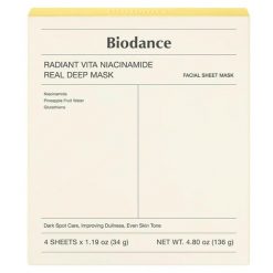 Biodance Radiant Vita Niacinamide Maseczki w płachcie 136 g. Maseczki Biodance. Za 71.19 zł.