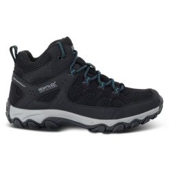 Buty damskie trekkingowe wysokie z membraną Edgepoint IV. Niebieskie trekkingi Regatta, z syntetyku. Za 429.99 zł.