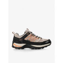 Buty turystyczne damskie CMP Rigel Low WP. Brązowe trekkingi CMP, trekkingowe. W wyprzedaży za 359.99 zł.