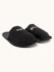 Kitz-pichler Kapcie "Happy" w kolorze czarnym rozmiar: 39/40. Czarne obuwie domowe Kitz pichler, bez wzorów, z materiału, bez zapięcia. Za 60.99 zł.