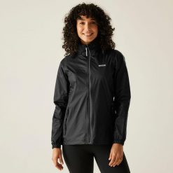 Kurtka trekkingowa damska Corinne IV przeciwdeszczowa. Brązowe kurtki sportowe Regatta, s, bez wzorów, z softshellu, bez kaptura, trekkingowe. W wyprzedaży za 189.99 zł.