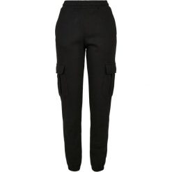 Damskie Spodnie Cargo Z Wysokimi Stanami. Czarne spodnie dresowe Urban Classics, xl, bez wzorów. Za 211.99 zł.