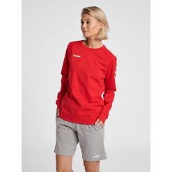 Bluza do piłki ręcznej damska Hummel Go Cotton Sweatshirt Woman. Czerwone bluzy Hummel, s, bez wzorów, bez kaptura. Za 139.99 zł.