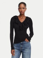 Marella Bluzka Operoso 2623366044 Czarny Slim Fit. Czarne bluzki Marella, s, bez wzorów, z lyocellu, bez kołnierzyka, bez ramiączek. Za 799.99 zł.