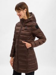 Blauer płaszcz puchowy Kobiety Sztuczne włókno brązowy, S. Brązowe płaszcze Blauer, s, bez wzorów, z puchu, bez kaptura. Za 1,399.95 zł.