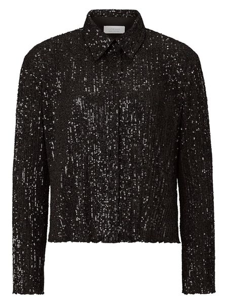 Rich & Royal Bluzka w kolorze czarnym rozmiar: XL. Czarne bluzki Rich & Royal, xl, bez wzorów, bez kołnierzyka, bez ramiączek. Za 205.45 zł.