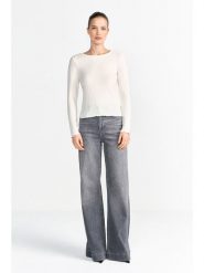 Rich & Royal Koszulka w kolorze kremowym rozmiar: S. Brązowe bluzki Rich & Royal, s, bez wzorów, prążkowane, bez kołnierzyka, bez ramiączek. Za 137.10 zł.