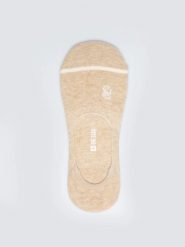 Stopki damskie bawełniane beżowe Nastka 801. Brązowe skarpety Big Star, bez wzorów, z bawełny. Za 19.99 zł.