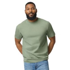 Koszulka Unisex Dla Dorosłych Softstyle Midweight. Szare bluzki GILDAN, xl, bez wzorów, sportowe, bez kołnierzyka, bez ramiączek. Za 44.99 zł.