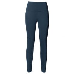 Legginsy damskie VAUDE Scopi II. Niebieskie legginsy Vaude, bez wzorów. Za 383.45 zł.
