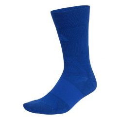 Skarpety adidas sportowe Football Cush. Niebieskie skarpety Adidas, bez wzorów, z bawełny. Za 55.00 zł.