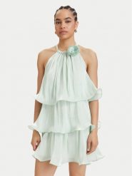 ACCESS FASHION Sukienka koktajlowa 63-3023-308 Zielony jasny Regular Fit. Zielone sukienki ACCESS FASHION, bez wzorów, z syntetyku, wizytowe, bez kołnierzyka, bez ramiączek. Za 989.99 zł.