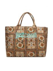 Just Cavalli Torebka 80RA4BS1 ZG426 Kolorowy. Shopper Just Cavalli, bez wzorów, z materiału, bez dodatków. Za 669.99 zł.