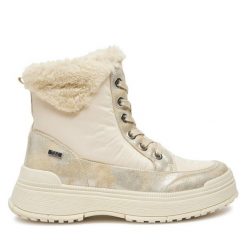Botki Caprice. Brązowe botki Caprice, bez wzorów, bez obcasa, na płaskiej podeszwie, bez zapięcia. Za 519.99 zł.