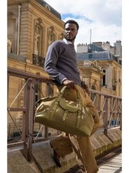 Victor & Hugo Paris Torba podróżna "Charly" w kolorze zielonym - 55 x 37 x 28 cm rozmiar: onesize. Zielone torby na ramię Victor & Hugo Paris, bez wzorów, z materiału, przez ramię, bez dodatków. Za 347.99 zł.