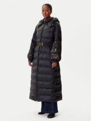 TWINSET Płaszcz zimowy 252TP2430 Czarny Regular Fit. Czarne płaszcze Twinset, na zimę, bez wzorów, z syntetyku, bez kaptura. Za 2,589.00 zł.