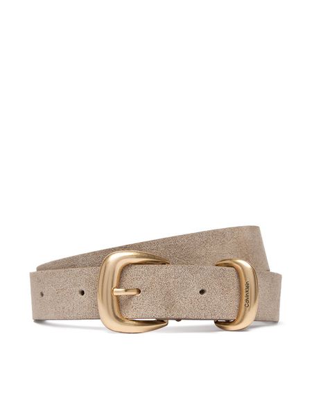 Calvin Klein Pasek Damski 2Piece Suede Strap 25Mm LV04F7065G Beżowy. Brązowe paski Calvin Klein, bez wzorów, ze skóry. Za 199.99 zł.