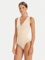 Dorina Body FXBS0031CK038 Beżowy. Brązowe body Dorina, s, bez wzorów, z syntetyku. Za 119.99 zł.