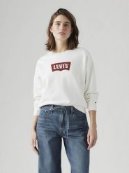 Levi's Bluza w kolorze białym rozmiar: L. Białe bluzy Levi's®, l, bez wzorów, z bawełny, bez kaptura. Za 141.85 zł.