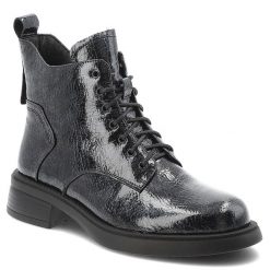 Niebieskie Botki S.Barski Ocieplane Buty Damskie. Niebieskie botki S.BARSKI, bez wzorów, bez obcasa, bez zapięcia. Za 348.99 zł.
