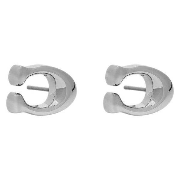 Kolczyki Coach. Szare kolczyki Coach, srebrne. Za 229.99 zł.