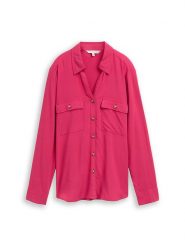 Tom Tailor Bluzka w kolorze różowym rozmiar: 44. Różowe bluzki Tom Tailor, bez wzorów, z wiskozy, bez kołnierzyka, bez ramiączek. Za 78.84 zł.